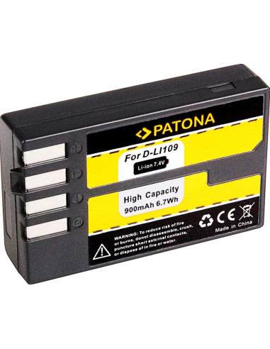 PATONA BATTERY PENTAX D LI109 D-LI109 K30 K-50 K-500 K2 K-2 K-R KR