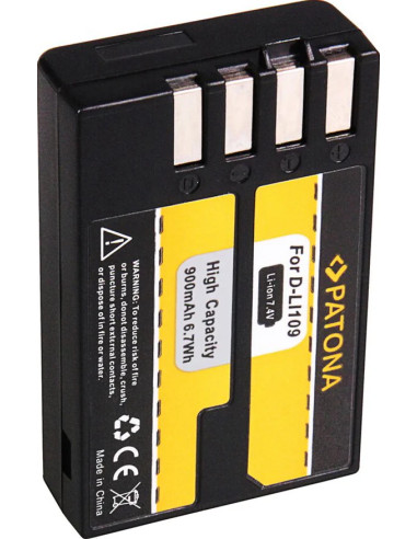 PATONA BATTERY PENTAX D LI109 D-LI109 K30 K-50 K-500 K2 K-2 K-R KR