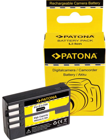 PATONA BATTERY PENTAX D LI109 D-LI109 K30 K-50 K-500 K2 K-2 K-R KR