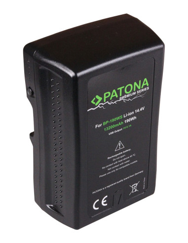 Batteria Premium V-Mount 190Wh 14.4V 13200 mAh