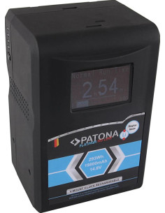 PATONA PLATINUM LCD BATTERY RED ARRI V-MOUNT 293WH SONY DSR 250P 600P 650P 652P HDW 800P PDW 850 BP-150W 2