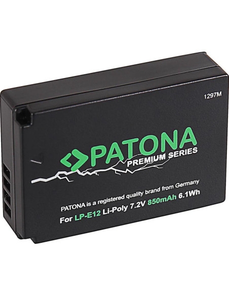 LP-E12 Premium 7.2 V 850 mAh