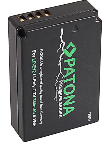LP-E12 Premium 7.2 V 850 mAh