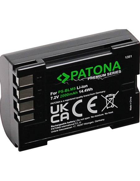 1351 Batteria per fotocamera/videocamera Ioni di Litio 2000 mAh
