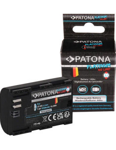 PATONA PLATINUM BATTERY WITH USB-C INPUT F. CANON LP-E6 LPE6 EOS 60D 70D 5D 6D 7D MARK III 2