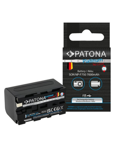 NP-F750 Platinum 7.2 V 4400 mAh con porta USB-C