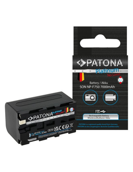 NP-F750 Platinum 7.2 V 4400 mAh con porta USB-C