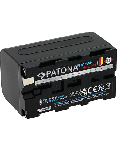 NP-F750 Platinum 7.2 V 4400 mAh con porta USB-C