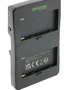 PATONA PREMIUM V-MOUNT ADAPTER FOR 2X SONY NP-F BATTERIES TO V-MOUNT CONNECTOR 2