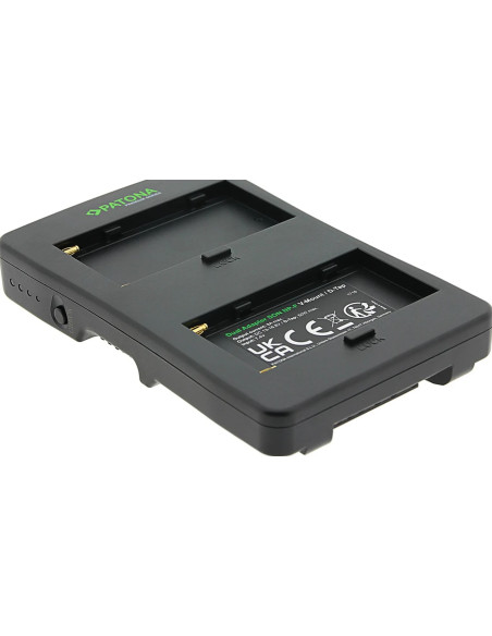 PATONA PREMIUM V-MOUNT ADAPTER FOR 2X SONY NP-F BATTERIES TO V-MOUNT CONNECTOR