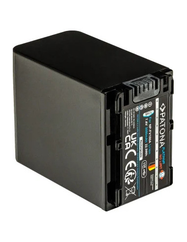 Batteria Platinum con Input USB-C per Sony NP-FV100