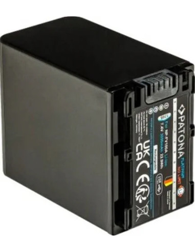 Batteria Platinum con Input USB-C per Sony NP-FV100