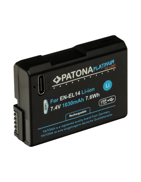 EN-EL14 Platinum con USB-C