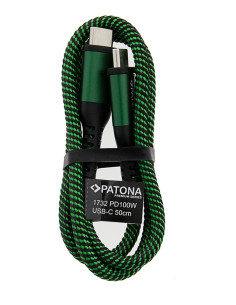 PATONA PD100W USBC TO USB-C CABLE 50CM
