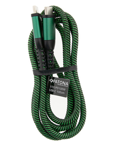 PATONA PD100W USBC TO USB-C CABLE 100CM