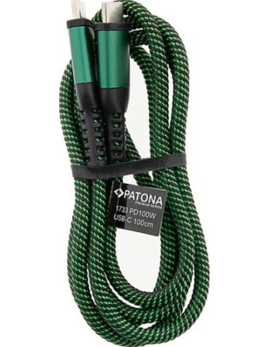 PATONA PD100W USBC TO USB-C CABLE 100CM