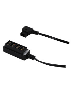 PATONA 4-PORT D-TAP ADAPTER SPLITTER HUB 1 MALE D-TAP TO 4 FEMALE D-TAP