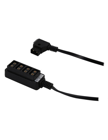 PATONA 4-PORT D-TAP ADAPTER SPLITTER HUB 1 MALE D-TAP TO 4 FEMALE D-TAP