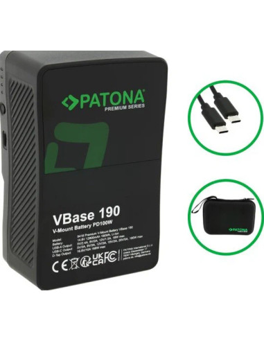 Premium V-Mount VBase 190 PD100W 190Wh