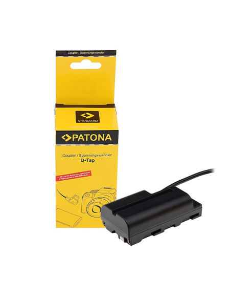 PATONA ADATTATORE PER LED A BATTERIA D-TAP PER SONY NP-FM50 NP-F550 NP-F750 NP-F960 NP-F970 NP-FM500 NP-FM500H