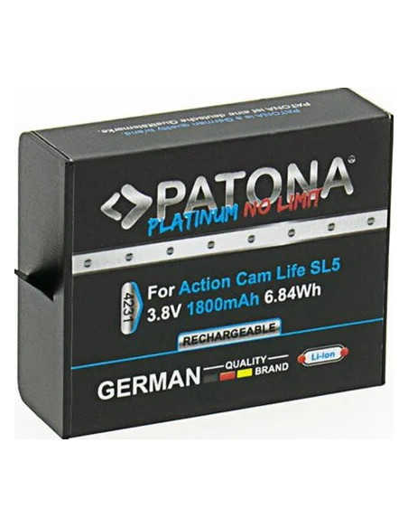 Batteria per Action Cam Life SL5
