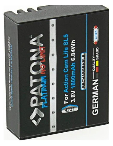 Batteria per Action Cam Life SL5