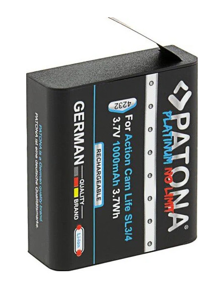 Batteria Platinum per Action Cam Life SL3 e SL4