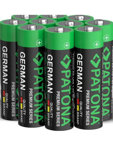 PATONA PREMIUM 10 PIECES ALKALINE AA MIGNON LR06 BATTERY