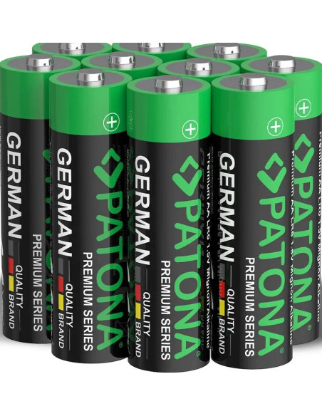 PATONA PREMIUM 10 PIECES ALKALINE AA MIGNON LR06 BATTERY