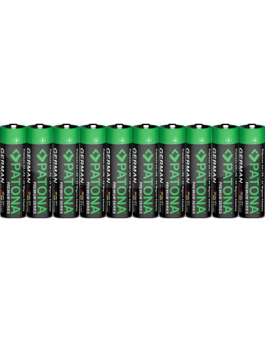 PATONA PREMIUM 10 PIECES ALKALINE AA MIGNON LR06 BATTERY