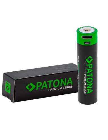 PREMIUM 18650 CELL LI-ION BATTERY PROTECTED WITH USB-C INPUT 3.7V 3300MAH
