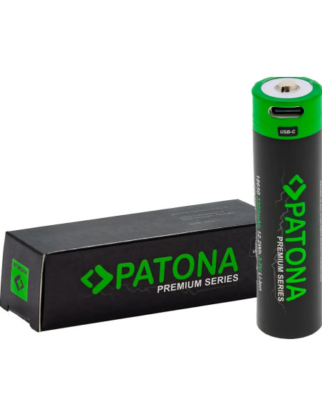 PREMIUM 18650 CELL LI-ION BATTERY PROTECTED WITH USB-C INPUT 3.7V 3300MAH