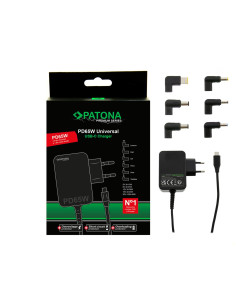 PATONA PREMIUM PD65W POWER SUPPLY 5V/3A 9V/3A 12V/3A 15V/3A 20V/3.25A USB-C FOR ASUS LENOVO DELL ETC.