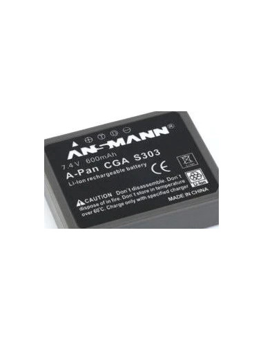 Li-Ion battery pack for cameras A-Pan CGA S 303 Ioni di Litio 700 mAh