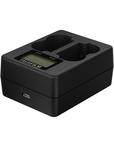 FUJIFILM GFX 16651459 DOPPIO CARICABATTERIE BCW235 PER X-T4 X-T5 H2 H2S GFX100