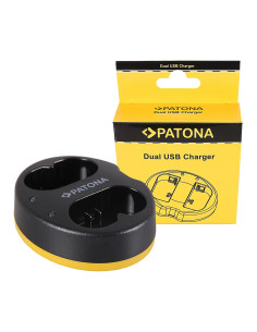 PATONA DUAL CHARGER GODOX VB20 V350S C/N/O/FLASH INCL. MICRO-USB CABLE