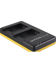 PATONA DUAL QUICK-CHARGER CANON NB-13L POWERSHOT G5 X G5X G7 X G7 X MARK II G7X G9 X G9X INCL. MICRO-USB CABLE 2