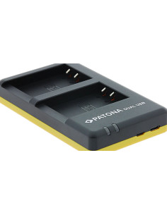 PATONA DUAL QUICK-CHARGER CANON LP-E17 EOS 750D 760D KISS X8I INCL. MICRO-USB CABEL 2