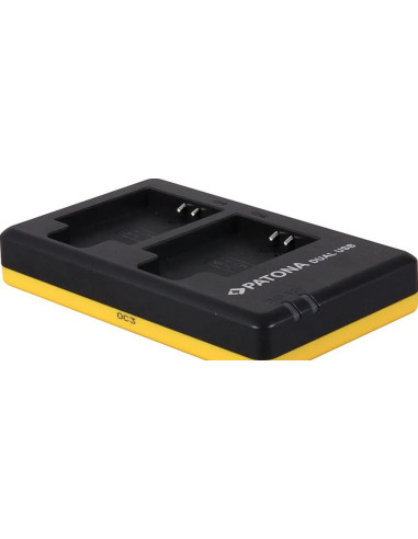 PATONA DUAL QUICK-CHARGER CANON NB11L, NB-11L INCL. MICRO-USB CABEL