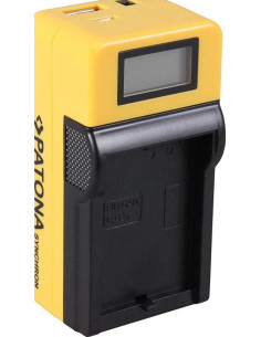 PATONA SYNCHRON USB CHARGER CANON LPE5 LP-E5 WITH LCD 2