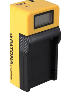 PATONA SYNCHRON USB CHARGER CANON LPE8 LP-E8 WITH LCD 2