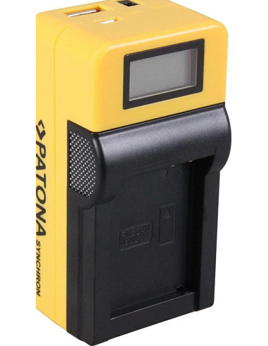 PATONA SYNCHRON USB CHARGER CANON NB10L NB-10L WITH LCD
