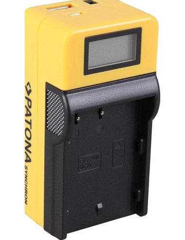 PATONA SYNCHRON USB CHARGER CANON NB11L NB-11L WITH LCD