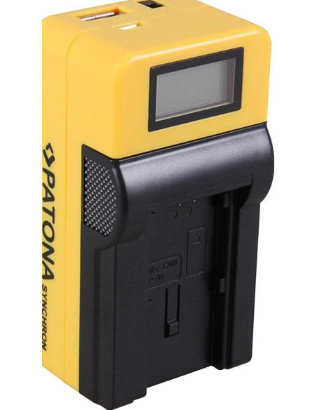 PATONA SYNCHRON USB CHARGER CANON BP727 BP-727 WITH LCD