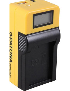 PATONA SYNCHRON USB CHARGER CANON LPE12 LPE-12 WITH LCD 2