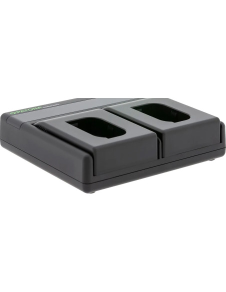 Caricabatteria Premium Dual PD Performance per Panasonic DMW-BLK22 con ingresso / uscita USB-C + cavo USB-C incluso