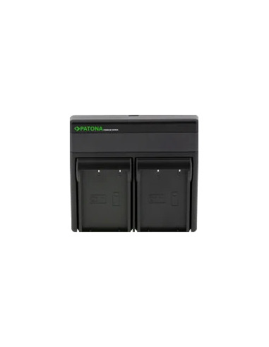 Premium Dual PD Carica Batterie per Olympus BLX-1 Incl. USB-C Input/Output