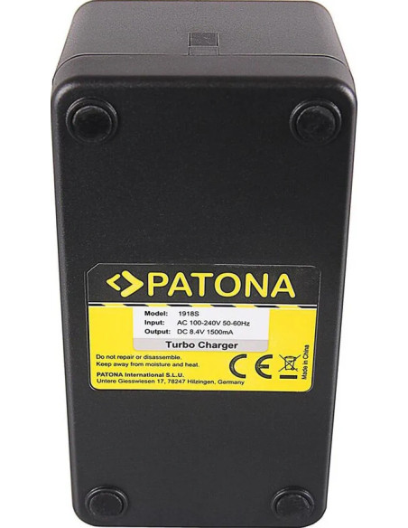 PATONA TURBO CHARGER SONY NP-F550 NP-F750 NP-F960-F980 DCR-VX2100 HDR-FX1