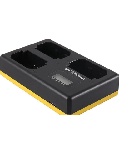 PATONA USB TRIPLE CHARGER SONY NP-FZ100 A7 III A7M3 ALPHA 7 III A7 R III A7RM3 ALPHA 7 R III A9 ALPHA 9 FZ100
