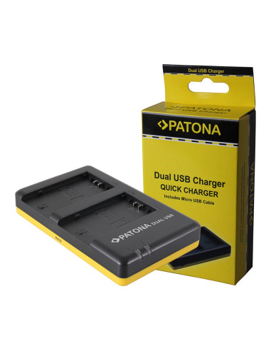PATONA DUAL QUICK CHARGER SONY SONY NP-FZ100 A7 III A7M3 ALPHA 7 III A7 R III A7RM3 ALPHA 7 R III